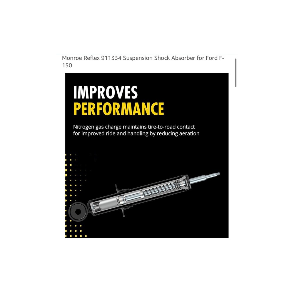 Monroe Reflex 911334 Suspension Shock Absorber for Ford F-150 Truck